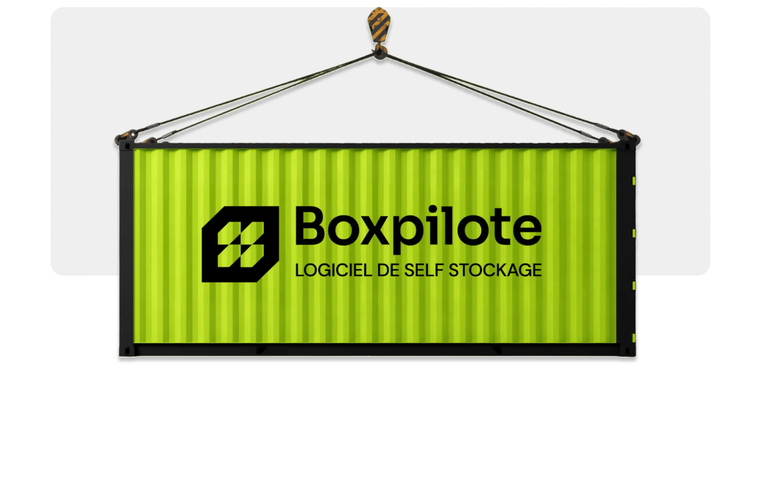 image de contenur au logo de boxpilote